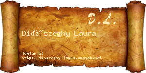 Diószeghy Laura névjegykártya